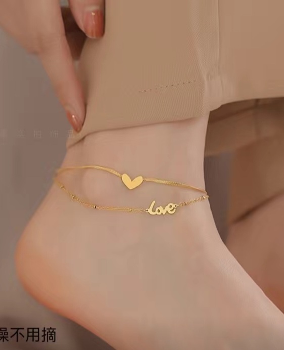 پابند استیل تتانیوم با طرح های متنوع/ روکش طلا /رنگ ثابت/ 