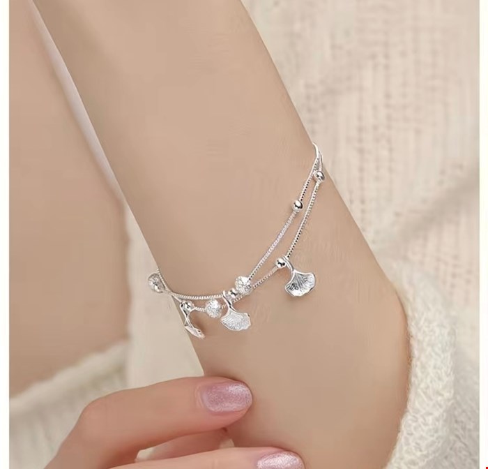 دستبند نقره عیار ۹۲۵ مدل پری دریایی کد۱۰۶