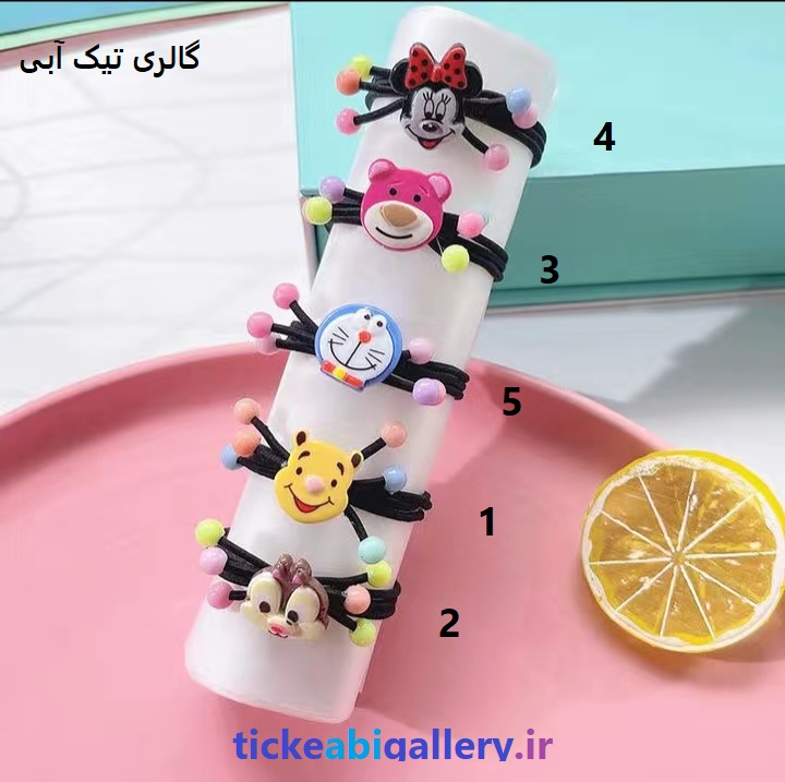 کش موی 3تایی مدل حیوانات والت دیزنی/ وارداتی/ (قیمت هر عدد) کد 2