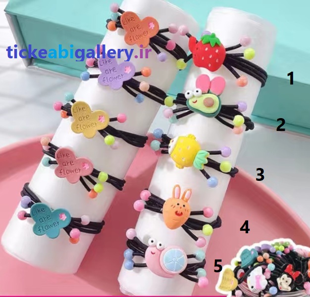 کش موی 3تایی مدل میوه ای / وارداتی/ (قیمت هر عدد) کد2